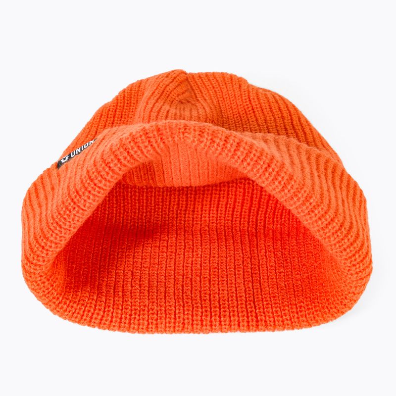 Шапка зимова Union Low Cuff Beanie orange 6