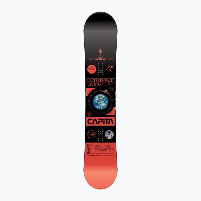 Сноуборд чоловічий CAPiTA Outerspace Living червоний 1221109 2