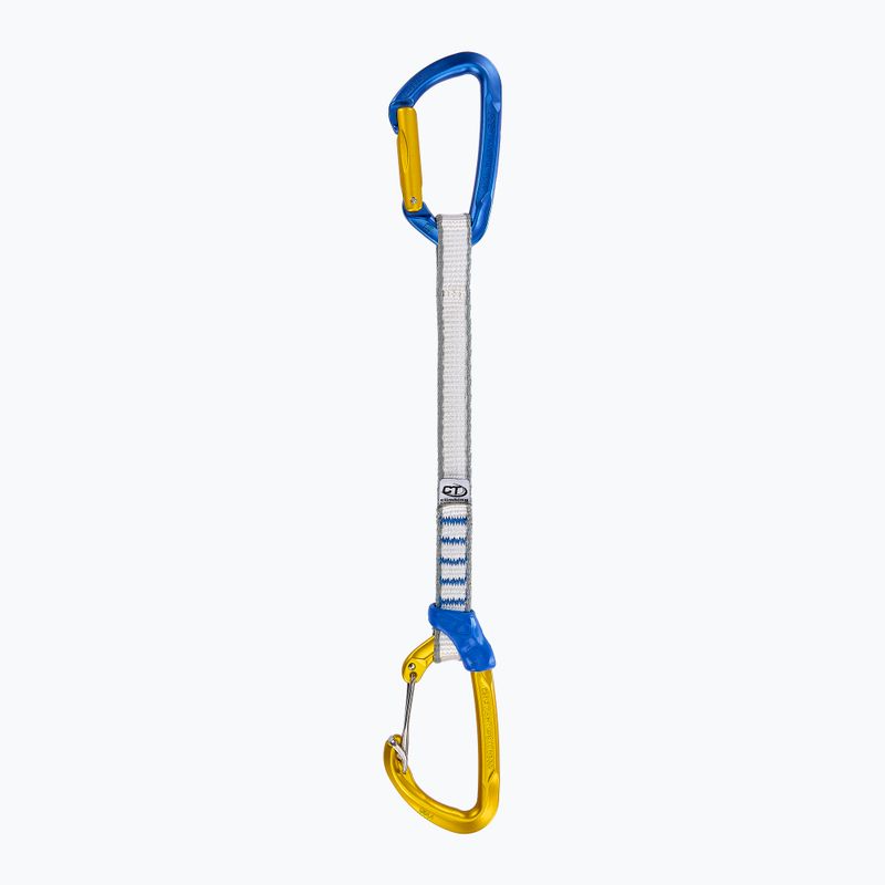 Експрес для скелелазіння Climbing Technology Berry Set QD NY Sling 22 cm blue/ocra