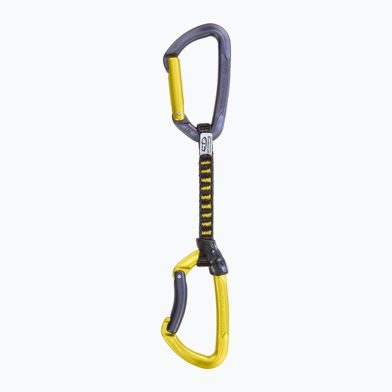 Експрес для скелелазіння Climbing Technology Lime Set Dy 12 cm anthracite/mustard