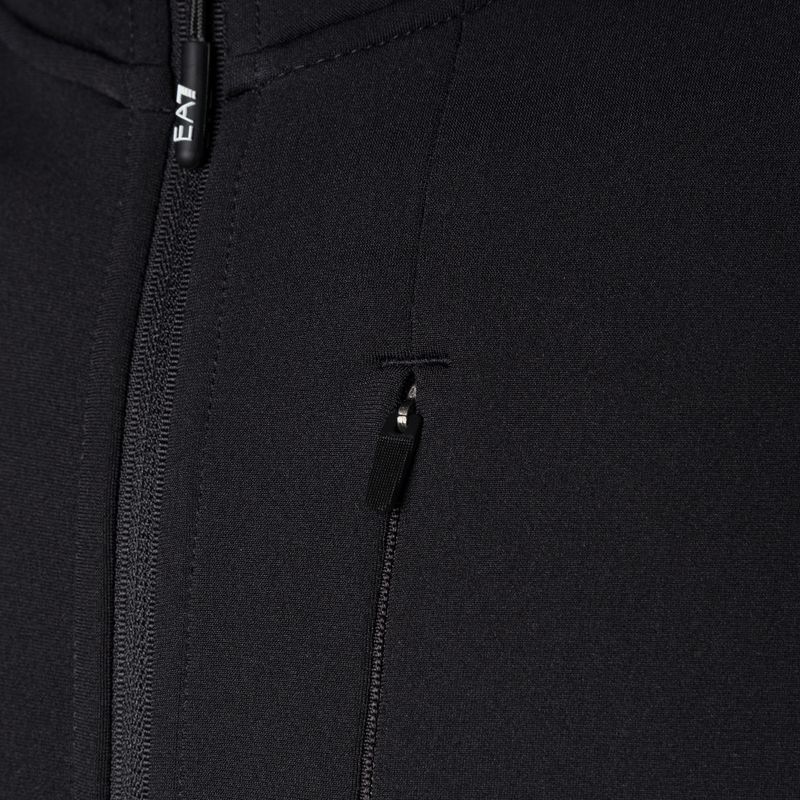 Чоловічий світшот EA7 Emporio Armani Felpa 6RPMC5 чорний 3