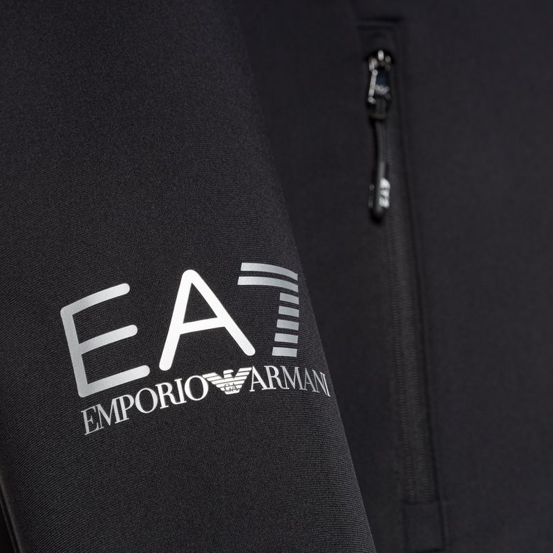 Чоловічий світшот EA7 Emporio Armani Felpa 6RPMC5 чорний 5
