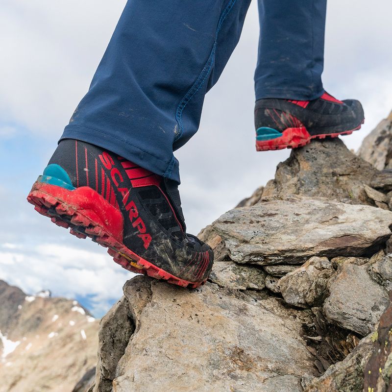 Черевики високогірні чоловічі SCARPA Ribelle S HD black/red 12