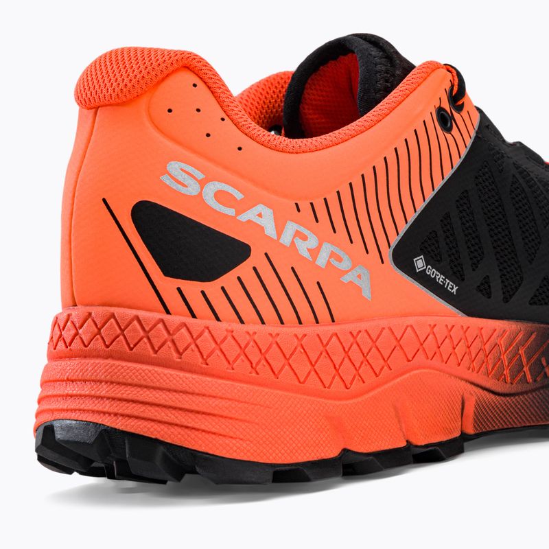 Кросівки для бігу чоловічі SCARPA Spin Ultra чорно-помаранчеві GTX 33072-200/1 8