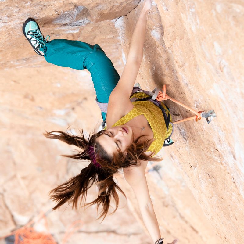 Жіночі скелелазні туфлі SCARPA Vapor smoke/yellow 15