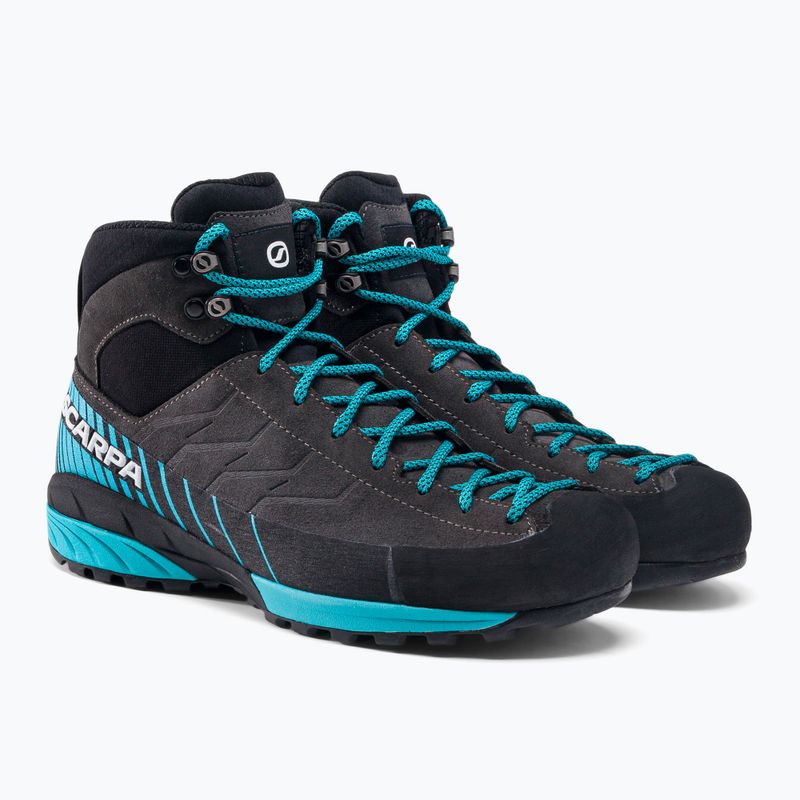 Кросівки  для трекінгу чоловічі SCARPA Mescalito Mid GTX сірі 72097-200 5