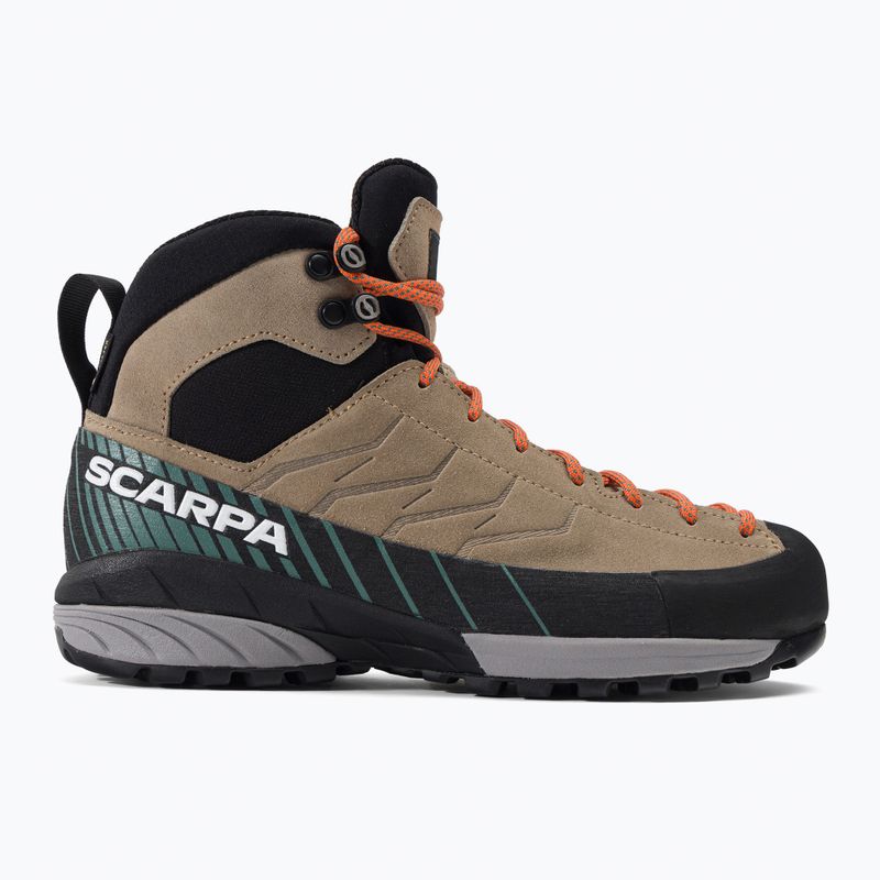Кросівки  для трекінгу жіночі SCARPA Mescalito Mid GTX коричниві 72097-202 2