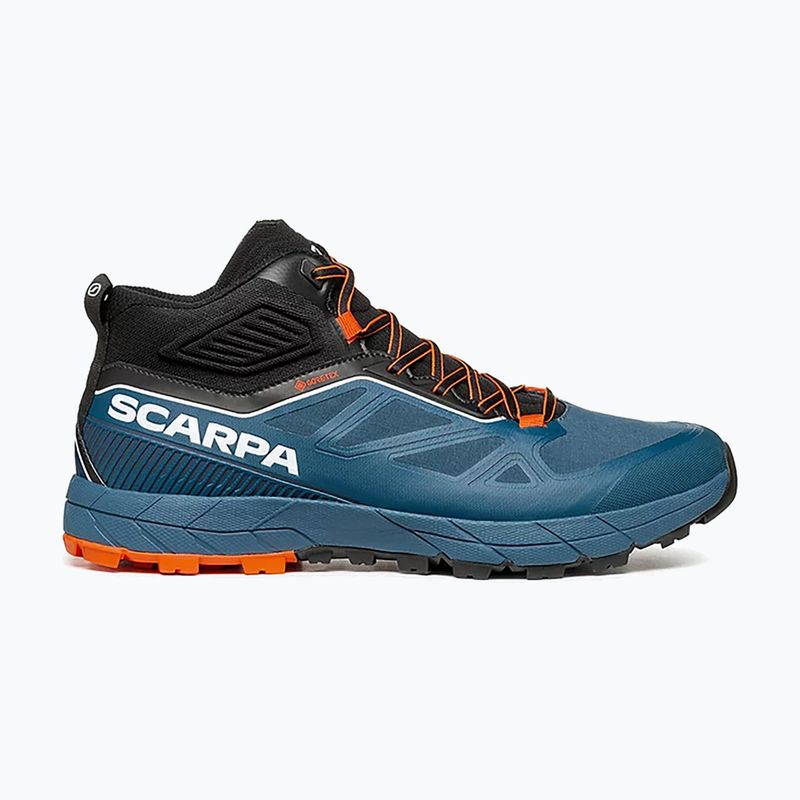 Черевики для трекінгу чоловіче SCARPA Rapid Mid GTX блакитні 72695-200/2 12