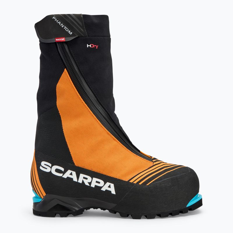 Черевики високогірні чоловічі SCARPA Phantom 6000 black/ bright orange 2