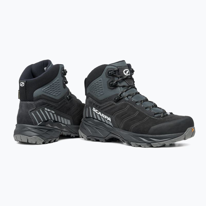 Чоловічі трекінгові черевики SCARPA Rush TRK GTX dark anthracite/black 11