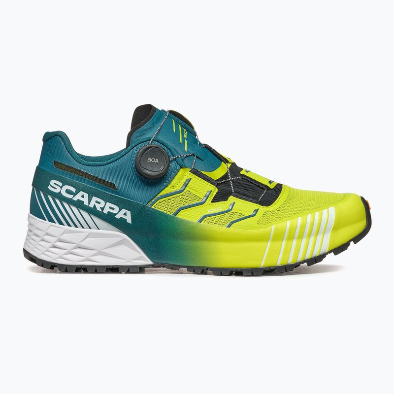 Кросівки для бігу чоловічі SCARPA Ribelle Run Kalibra HT lime green/deep lagun