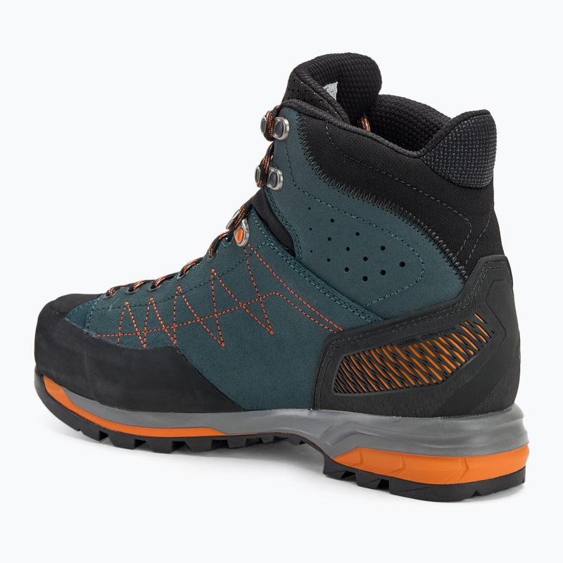 Взуття трекінгове чоловіче SCARPA Zodiac TRK GTX petrol/rust orange 3