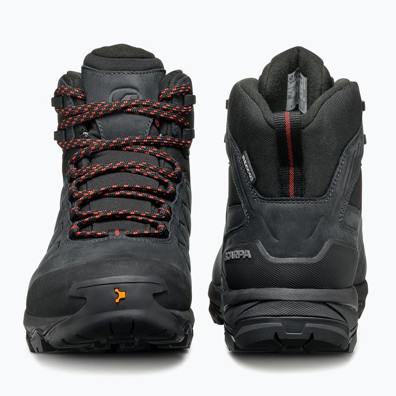 Жіночі туристичні черевики SCARPA Moraine Polar GTX темний антрацит/кораловий 11