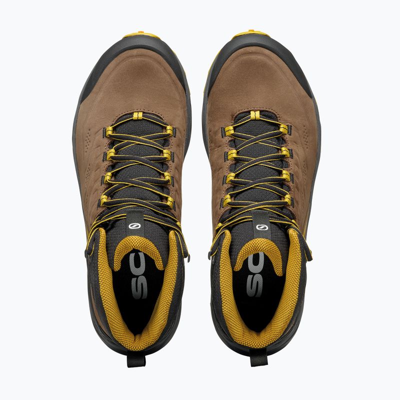 Взуття трекінгове чоловіче SCARPA Rush 2 Pro Mid GTX brown/sulphur 5