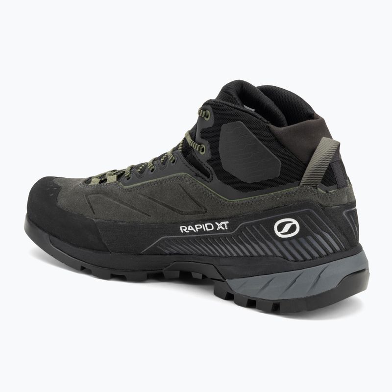 Черевики туристичні чоловічі SCARPA Rapid XT Mid GTX shark/military 3