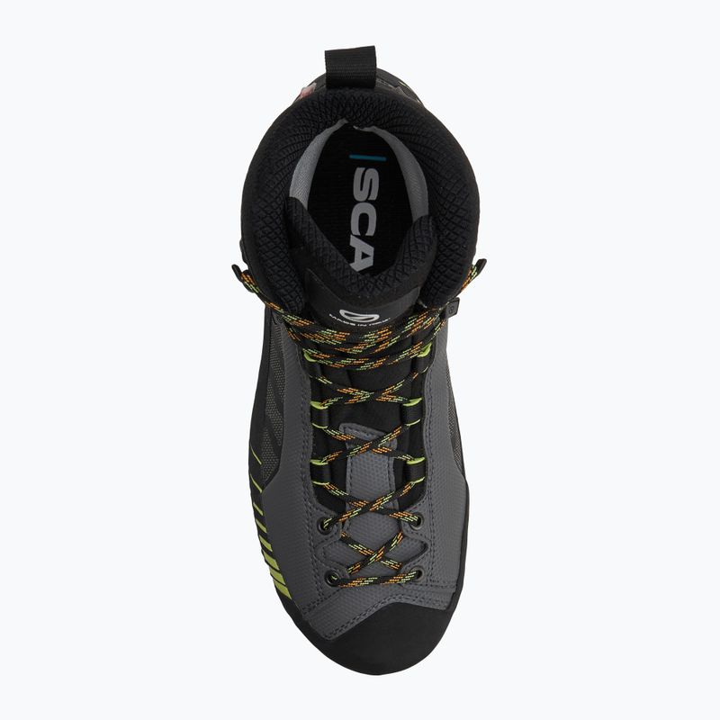 Черевики високогірні чоловічі SCARPA Ribelle Lite HD iron gray / lime 5