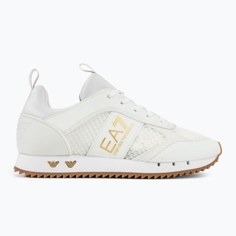 Кросівки EA7 Emporio Armani Black & White Laces triple white/gold/honey 2