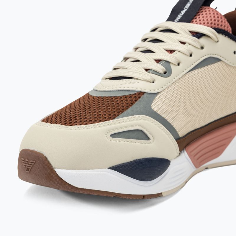 Кросівки EA7 Emporio Armani Ace Runner rainy day/black iris/ emperador/terracotta 7