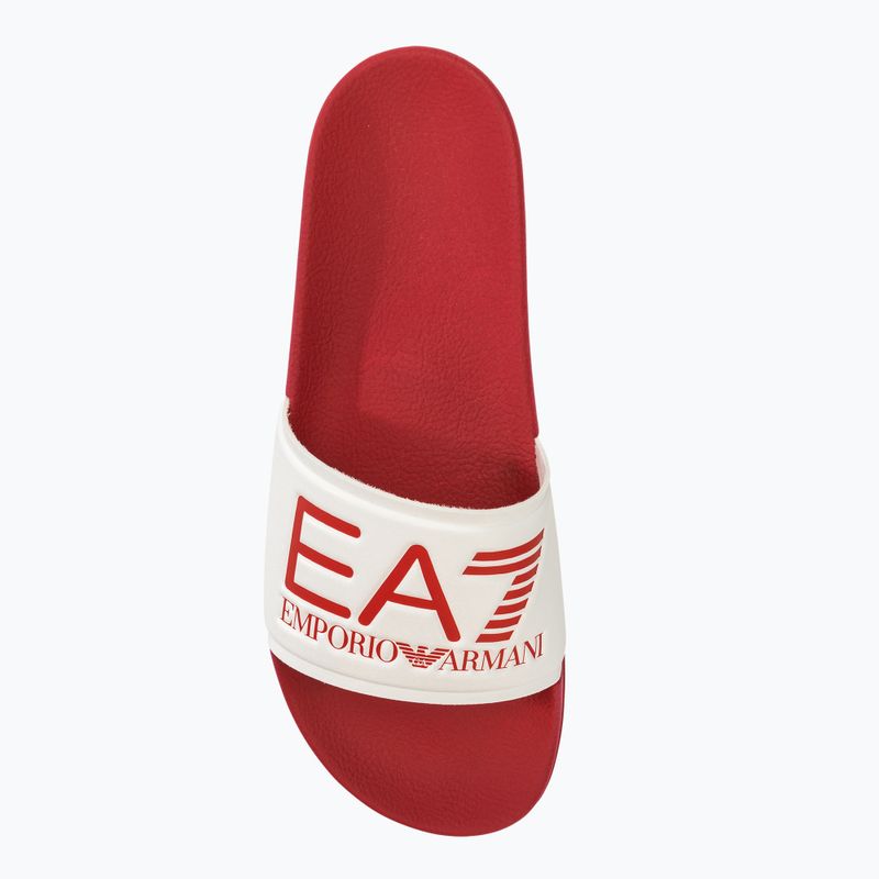 EA7 Emporio Armani Water Sports Visibility сальса/білі шльопанці 5