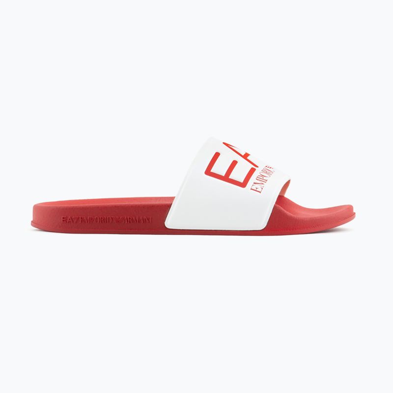 EA7 Emporio Armani Water Sports Visibility сальса/білі шльопанці 9