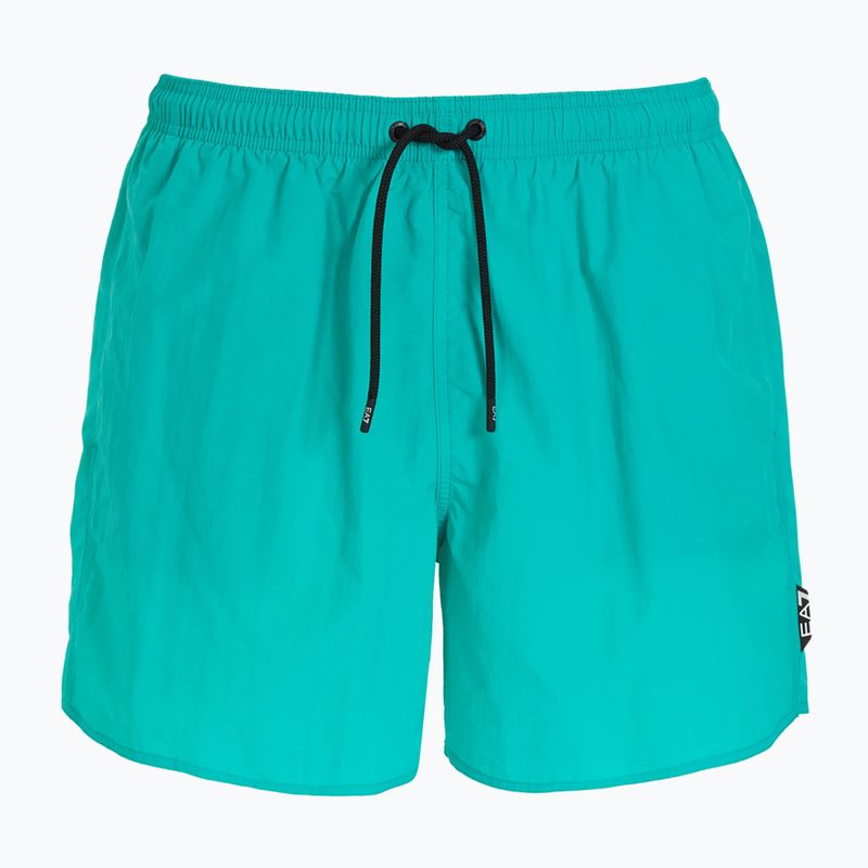 Чоловічі шорти для плавання EA7 Emporio Armani Water Reactive Monogram Boxer спектри зелені