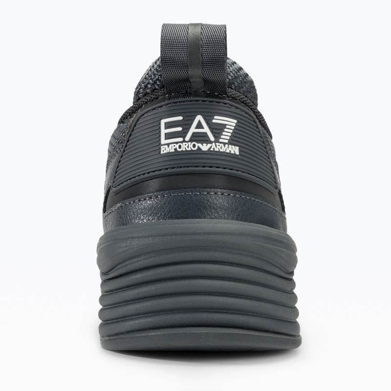 EA7 Emporio Armani Ace Runner Carbon потрійні подовжені / білі кросівки 5