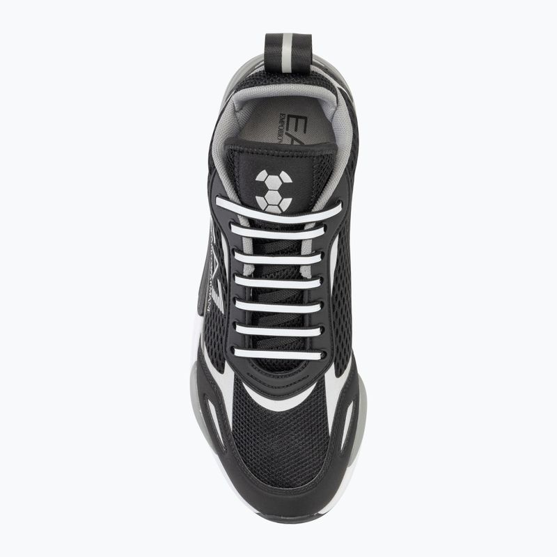 EA7 Emporio Armani Ace Runner Mesh чорні/сріблясті кросівки 5