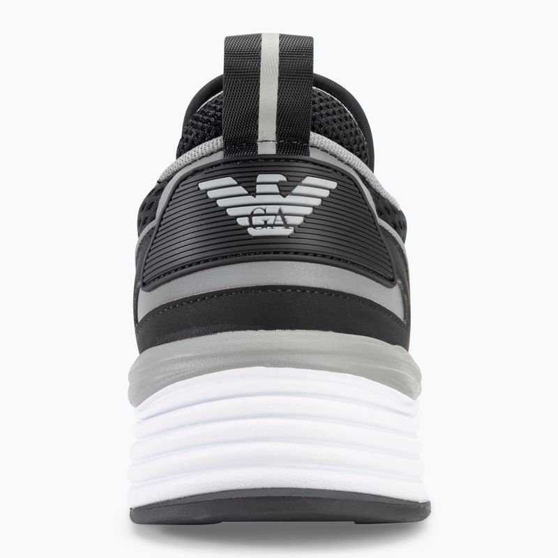 EA7 Emporio Armani Ace Runner Mesh чорні/сріблясті кросівки 6