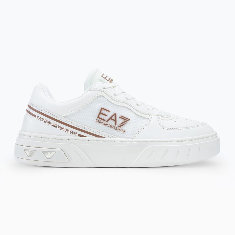 Кросівки EA7 Emporio Armani Summer Court triple off white/tan 2