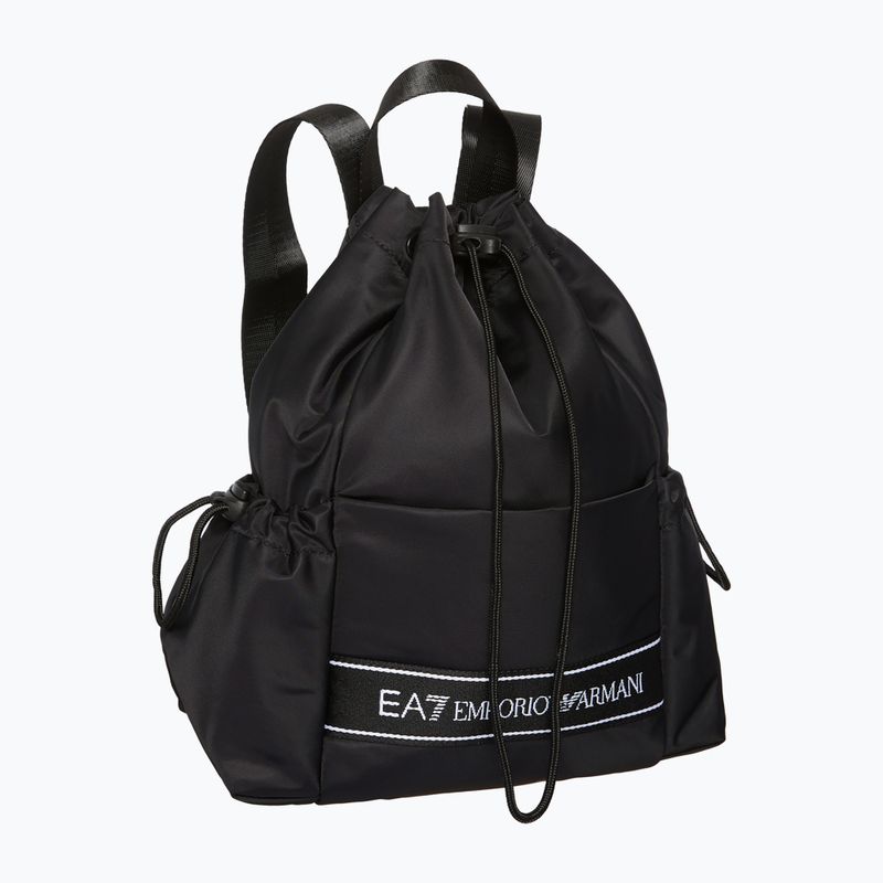 Жіночий рюкзак EA7 Emporio Armani Train Logo Tape чорний 2