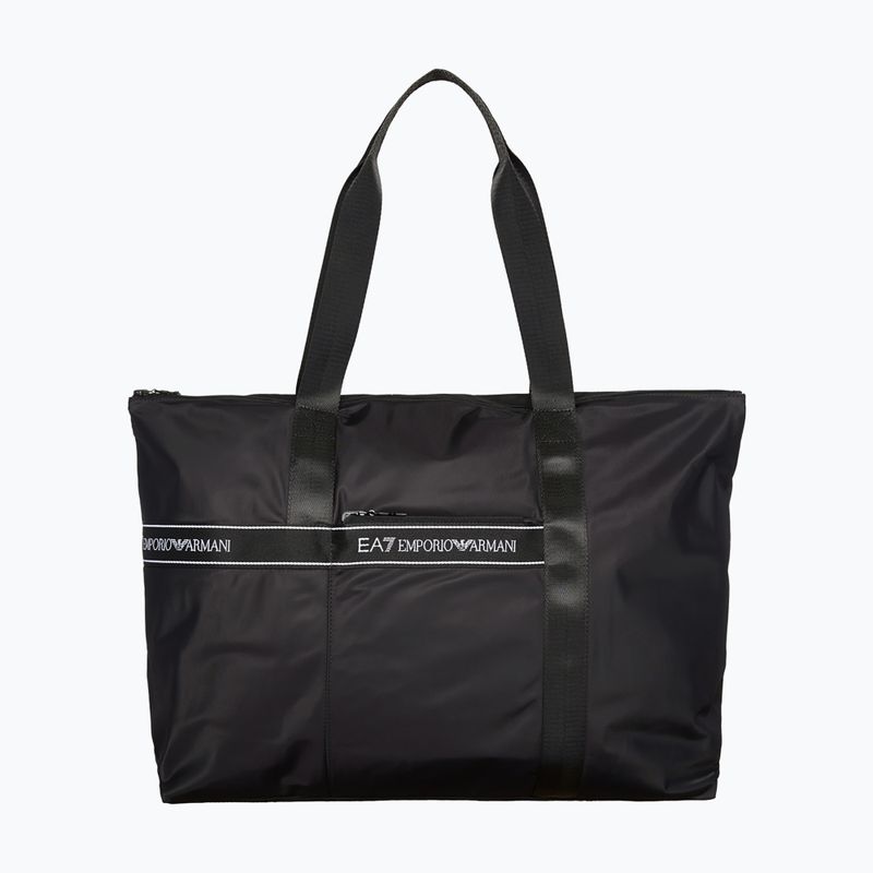 Жіноча сумка EA7 Emporio Armani Train Logo Tape чорна
