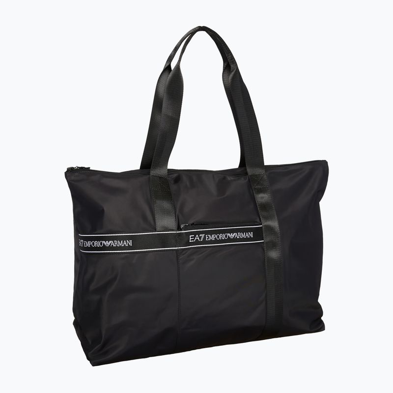 Жіноча сумка EA7 Emporio Armani Train Logo Tape чорна 2