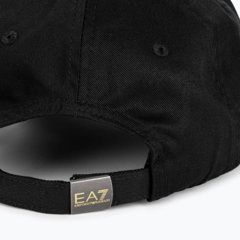 Жіноча кепка EA7 Emporio Armani Train Logo Series чорна 4
