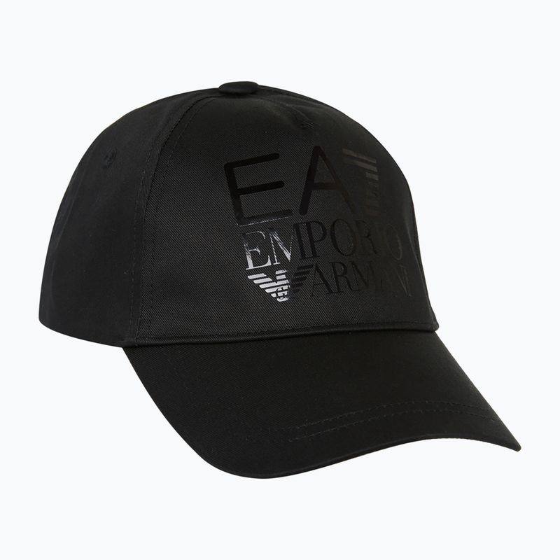 Жіноча кепка EA7 Emporio Armani Train Logo Series чорна 5