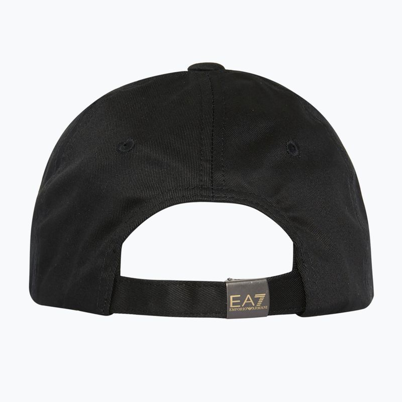 Жіноча кепка EA7 Emporio Armani Train Logo Series чорна 7