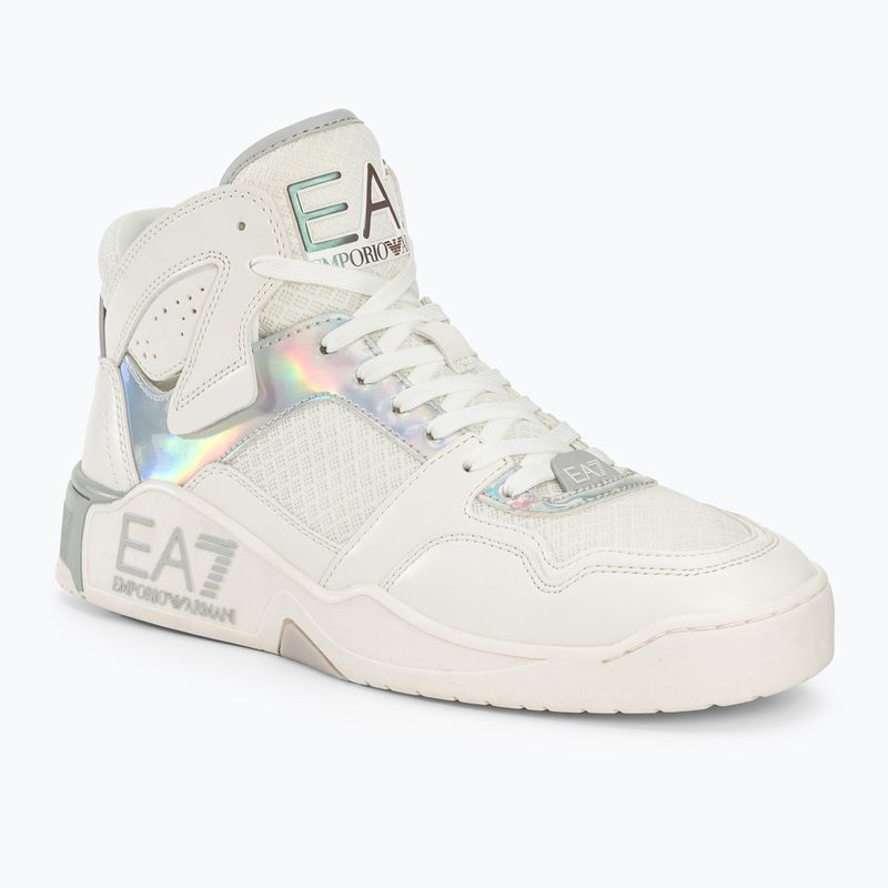 Кросівки EA7 Emporio Armani Basket Mid white/iridescent