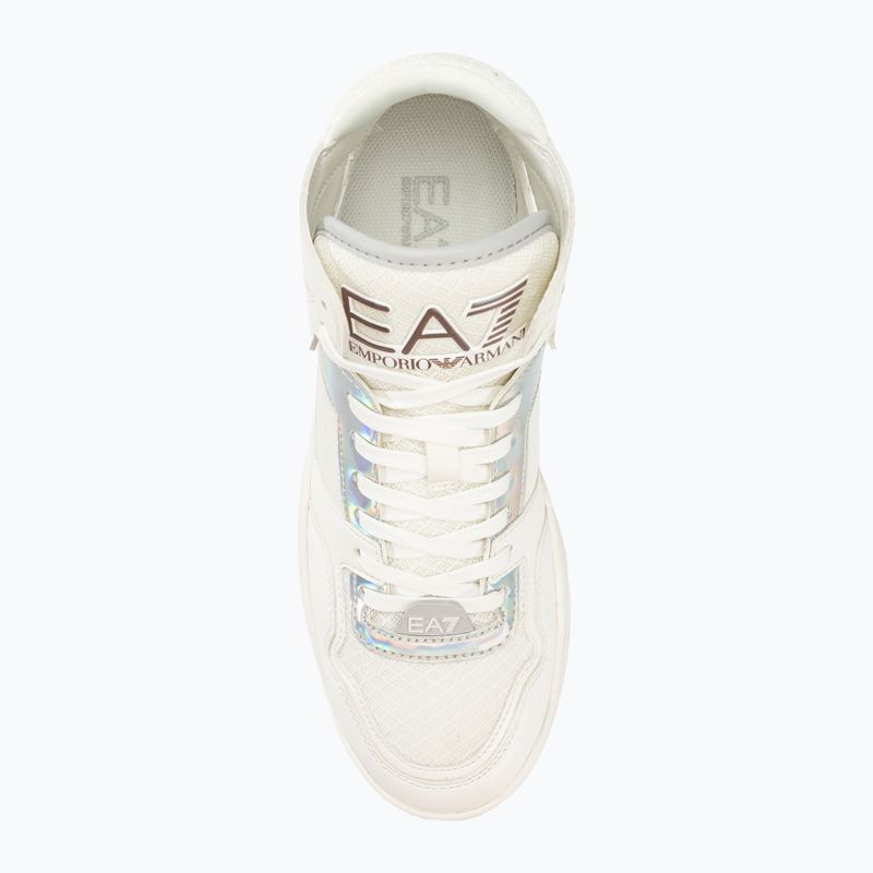 Кросівки EA7 Emporio Armani Basket Mid white/iridescent 5