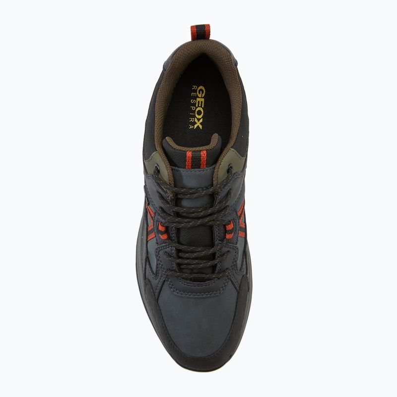 Чоловічі туфлі Geox Terrestre ABX темно-сині 5