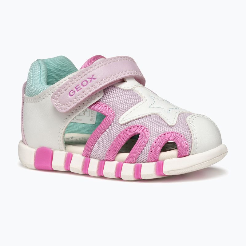 Сандалі дитячі Geox Iupidoo white/fuchsia