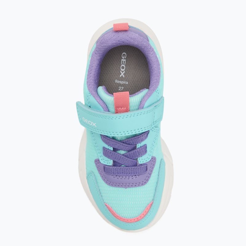 Кросівки дитячі Geox Loftus sea green/lilac 5
