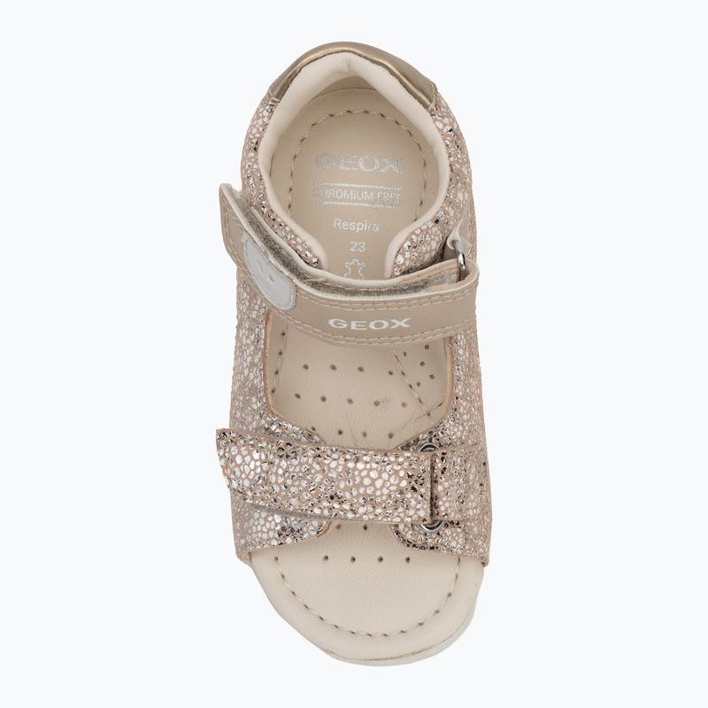 Сандалі дитячі Geox Macchia white/gold 5