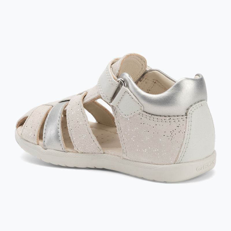 Сандалі дитячі Geox Macchia white/silver 3