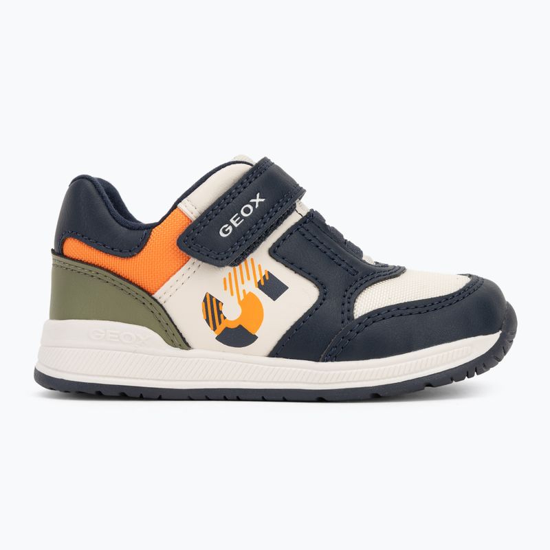 Кросівки дитячі Geox Rishon navy/light orange 2