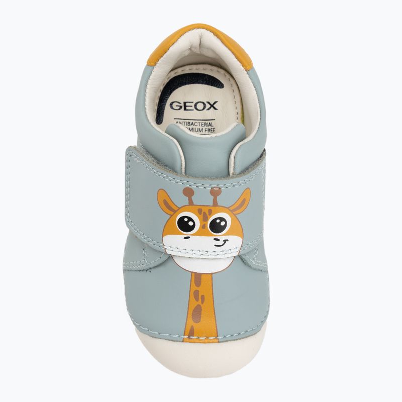 Кросівки дитячі Geox Tutim sage/ochre yellow 5