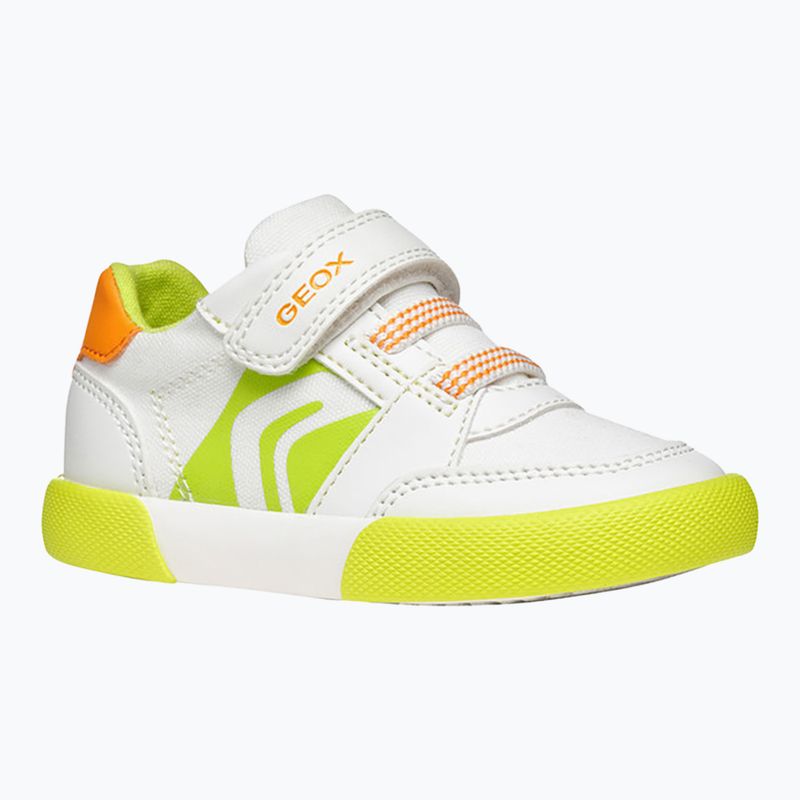 Кросівки дитячі Geox Gisli white/fluo green 8