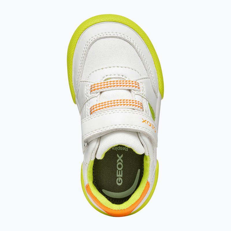 Кросівки дитячі Geox Gisli white/fluo green 14