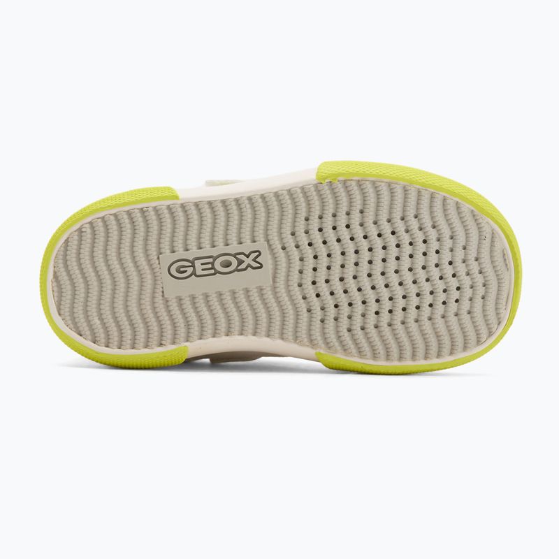 Кросівки дитячі Geox Gisli white/fluo green 4