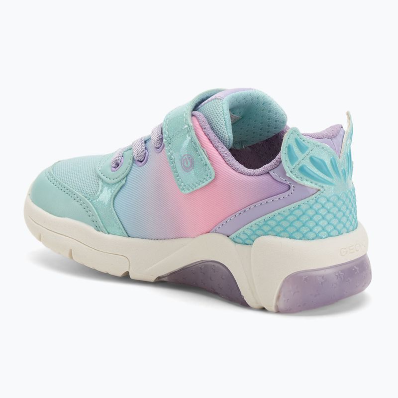 Кросівки дитячі Geox Fadinlight sea green/lilac 3