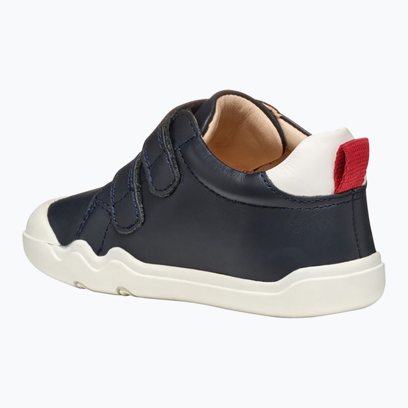 Черевики barefoot дитячі Geox Steppieup navy/red 5