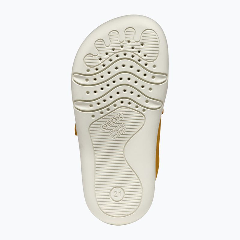 Черевики barefoot дитячі Geox Steppieup ochre yellow/navy 6